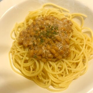 納豆パスタ